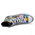 Zapatos casuales de hombre pintados a mano Batman Fashion Sneakers